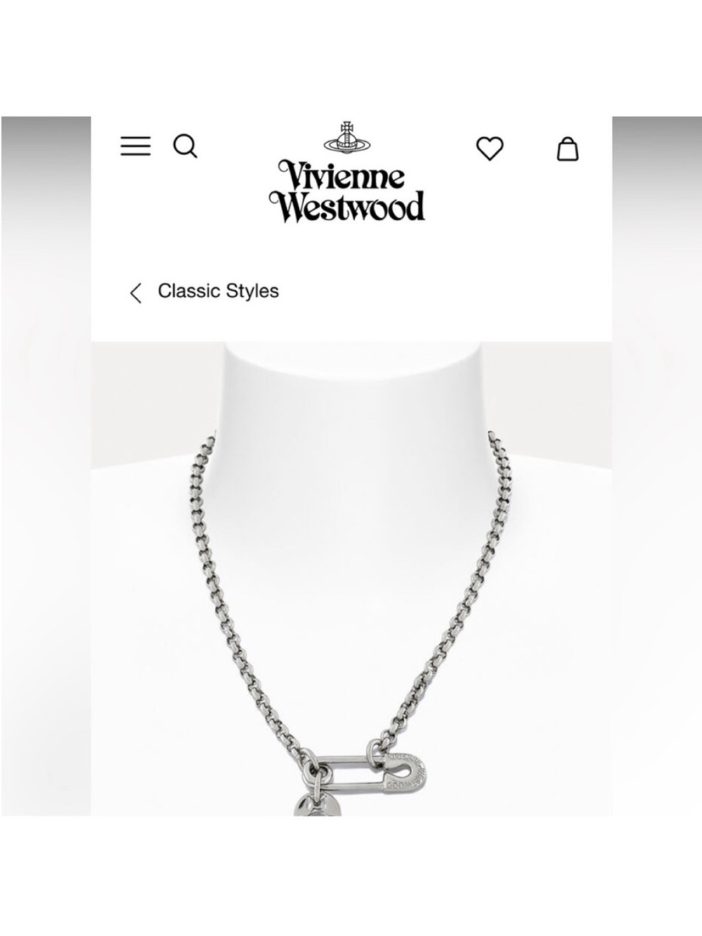 Vivienne Westwood Imogene necklace - Picture 2 of 7